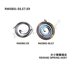 Rewind spring assy