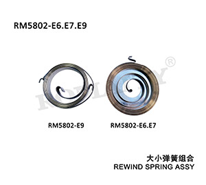 Rewind spring assy